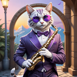 Magical Tuxedo Cats by Geodesia