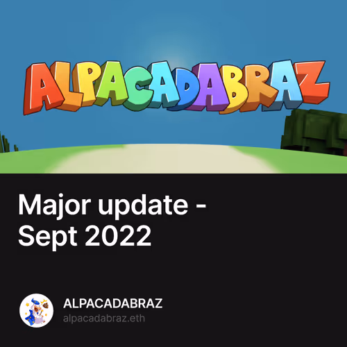 Major update - Sept 2022 15/500