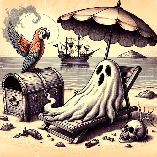 Late for Halloween Ghosts XII