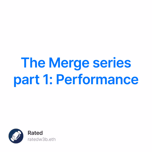 The Merge series part 1: Performance