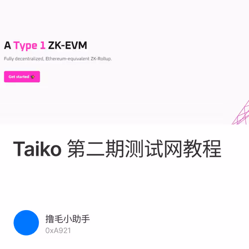 Taiko 第二期测试网教程 8/500