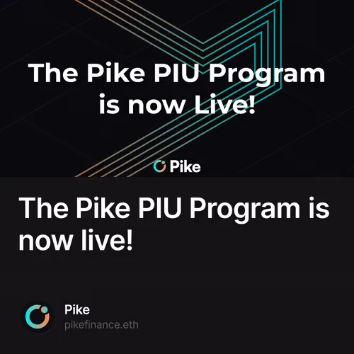The Pike PIU Program is now live! 141