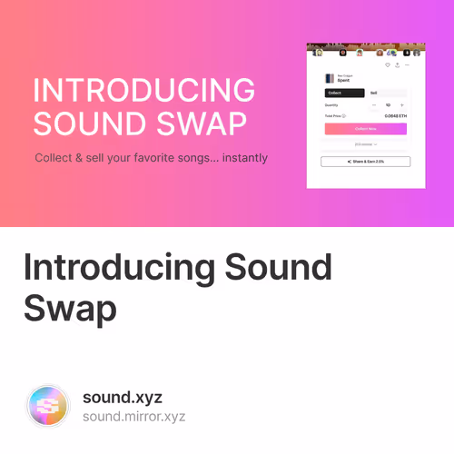 Introducing Sound Swap 72/1000