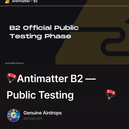 🪂Antimatter B2 — Public Testing Phase🪂 40/500