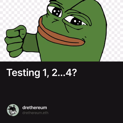 Testing 1 2...4