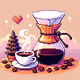 Chemex coffee art collection