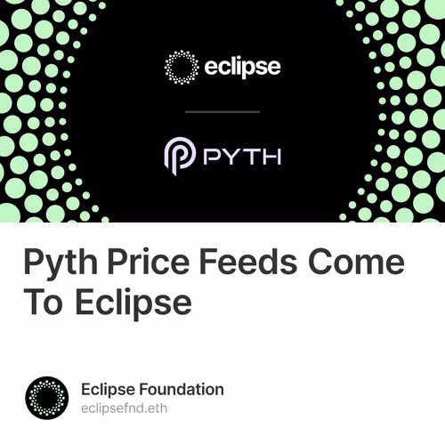 Pyth Price Feeds Come To Eclipse 130