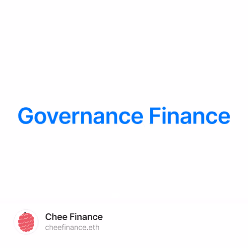 Governance Finance