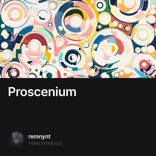 Proscenium 1/99
