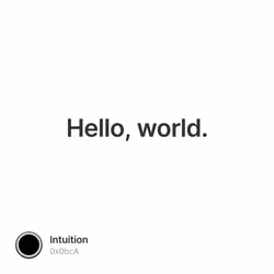 Hello, world. 342/500