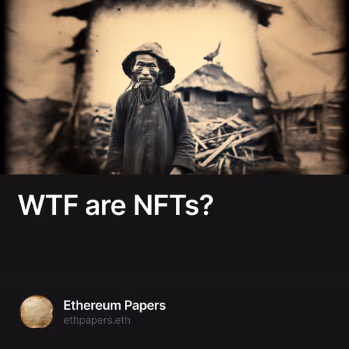 WTF are NFTs? 1/1000