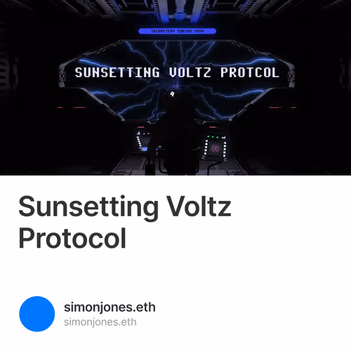 Sunsetting Voltz Protocol 5
