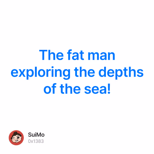 The fat man exploring the depths of the sea! 82/500