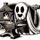 Late for Halloween Ghosts XI
