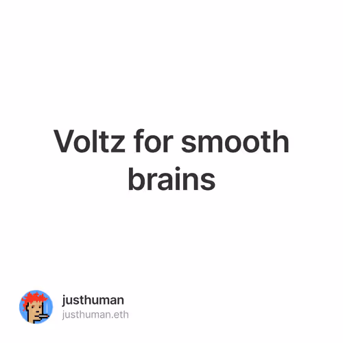 Voltz for smooth brains 1/420