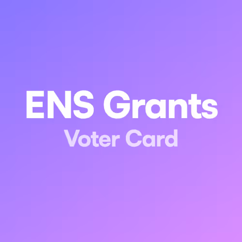 ENS Grants Voter Card