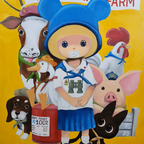 Acrylic Colour On Canvas