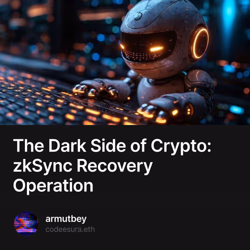The Dark Side of Crypto: zkSync Recovery Operation 1