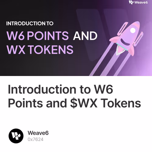 Introduction to W6 Points and $WX Tokens 11