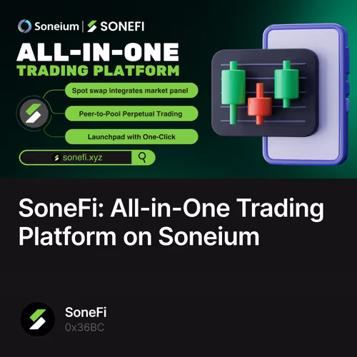 SoneFi: All-in-One Trading Platform on Soneium 12