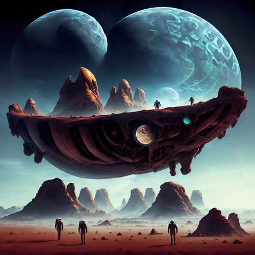 Cosmic Martian Island