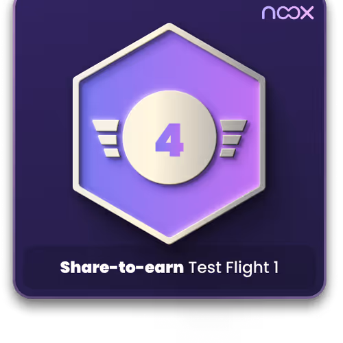 Noox: Broadcast Test Flight 1