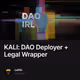 KALI: DAO Deployer + Legal Wrapper