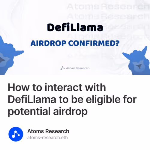 How to interact with DefiLlama to be eligible for potential airdrop