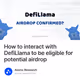 How to interact with DefiLlama to be eligible for potential airdrop