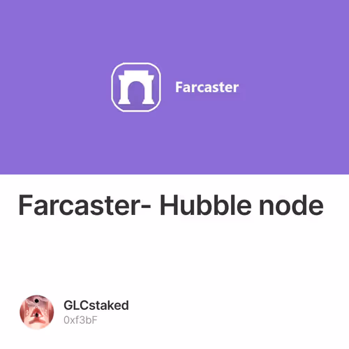 Farcaster- Hubble node