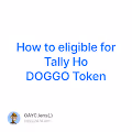 How to eligible for Tally Ho DOGGO Token