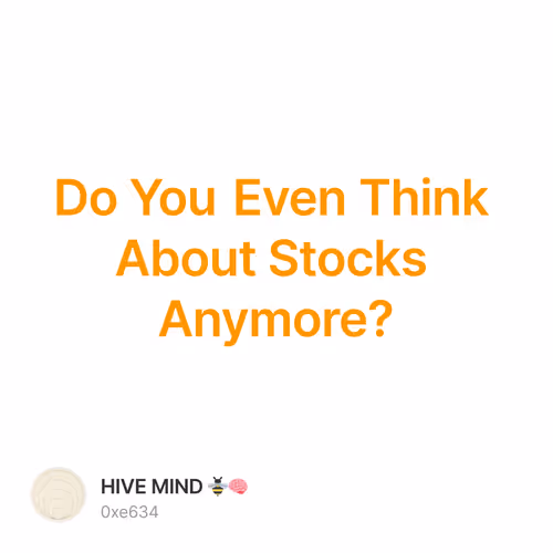 Do You Even Think About Stocks Anymore?