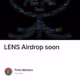 LENS Airdrop soon