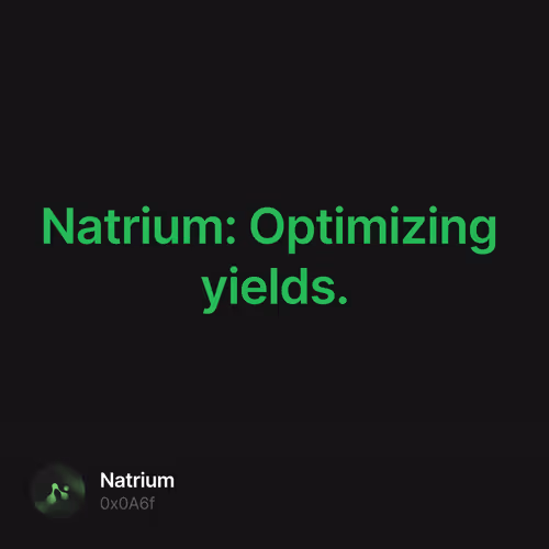 Natrium: Optimizing yields.