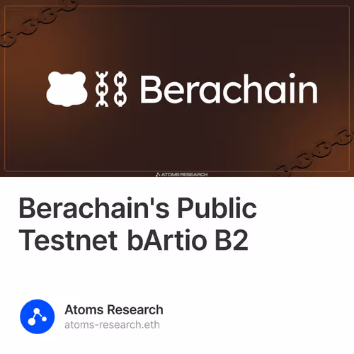 Berachain's Public Testnet bArtio B2