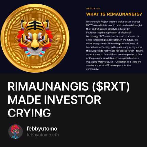 RIMAUNANGIS ($RXT) MADE INVESTOR CRYING