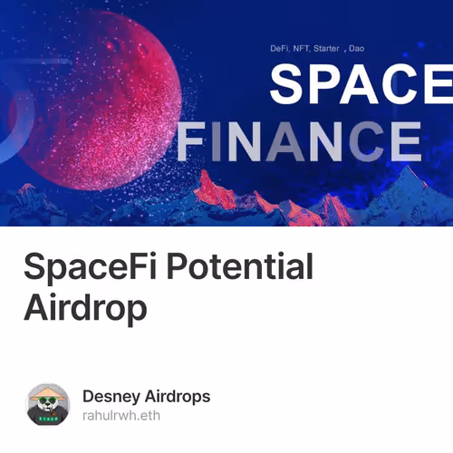SpaceFi Potential Airdrop