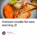 Vietnam noodle for new morning D