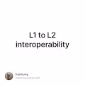 L1 to L2 interoperability