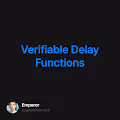 Verifiable Delay Functions