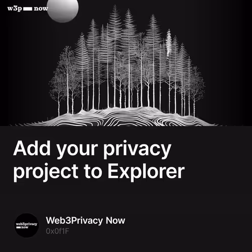 Add your privacy project to Explorer