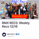 RMX RECS: Weekly Recs 12/16