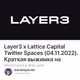 Layer3 x Lattice Capital Twitter Spaces (04.11.2022). Краткая выжимка на русском языке