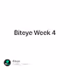 Biteye  Week 4