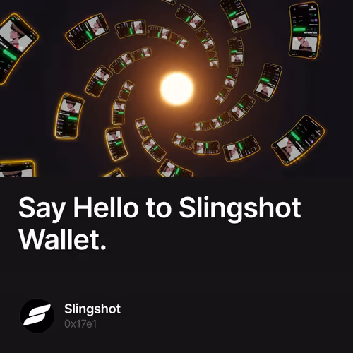 Say Hello to Slingshot Wallet.