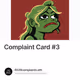 Mirror Article : Complaint Card #3