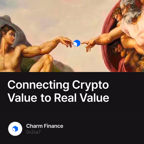 Connecting Crypto Value to Real Value