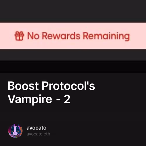 Boost Protocol's Vampire - 2