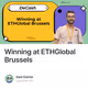 Winning at ETHGlobal Brussels