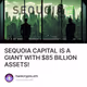 SEQUOIA CAPITAL IS A GIANT WITH $85 BILLION ASSETS!